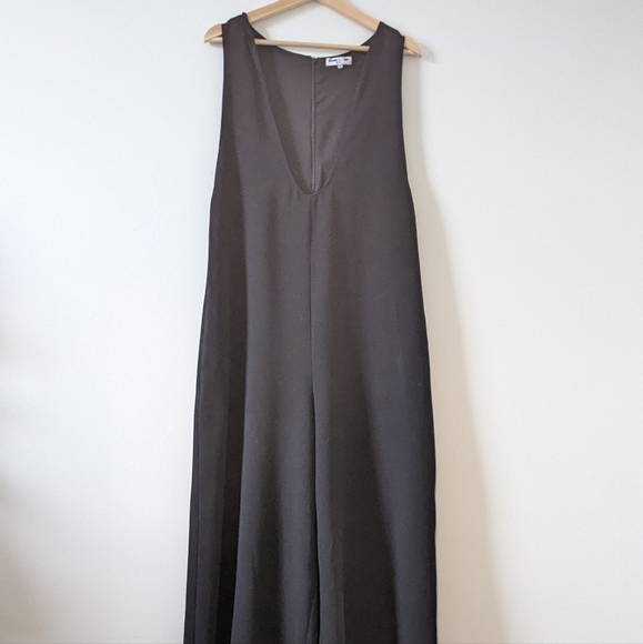Opening Ceremony Talene Sleeveless Woven Jumpsuit Wide Leg Oversized Black Sze 4 - Picture 5 of 15